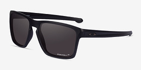 Oakley Sliver Noir Plastique Soleil de Lunette de vue d'EyeBuyDirect, Vue d'Angle