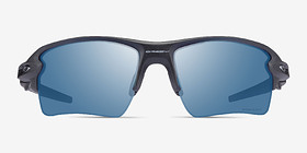 Oakley OO9188 Flak 2.0 Steel Plastique Soleil de Lunette de vue d'EyeBuyDirect, Vue de Face