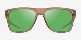 Oakley Leffingwell Matte Sepia Plastique Soleil de Lunette de vue d'EyeBuyDirect, Vue de Face