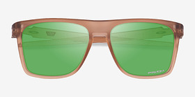 Oakley Leffingwell Matte Sepia Plastique Soleil de Lunette de vue d'EyeBuyDirect, Vue Rapprochée