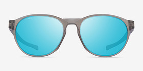 Oakley Reedmace Matte Gray Ink Plastique Soleil de Lunette de vue d'EyeBuyDirect, Vue de Face
