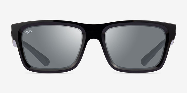 Ray-Ban RB4396 Warren Noir Plastique Soleil de Lunette de vue