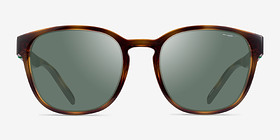 ARNETTE Barranco Écaille Noire Plastique Soleil de Lunette de vue d'EyeBuyDirect, Vue de Face