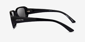ARNETTE Gringo Shiny Black Plastique Soleil de Lunette de vue d'EyeBuyDirect, Vue de Côté