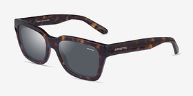 ARNETTE Cold Heart 2.0 Écaille Noire Acétate Soleil de Lunette de vue d'EyeBuyDirect, Vue d'Angle