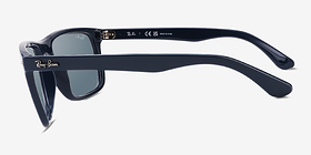 Ray-Ban RB4547 Boyfriend Two Bleu Plastique Soleil de Lunette de vue d'EyeBuyDirect, Vue de Côté