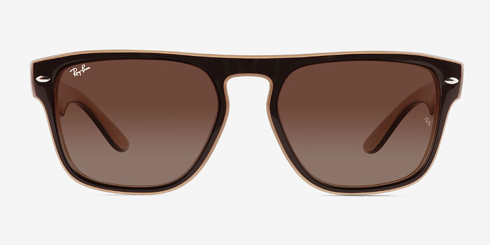 Ray-Ban RB4407 Clear Light Brown Plastique Soleil de Lunette de vue d'EyeBuyDirect