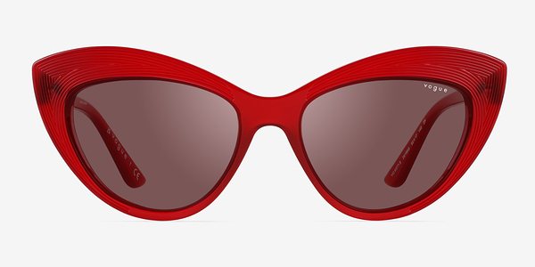 Vogue Eyewear VO5377S Rouge Plastique Soleil de Lunette de vue