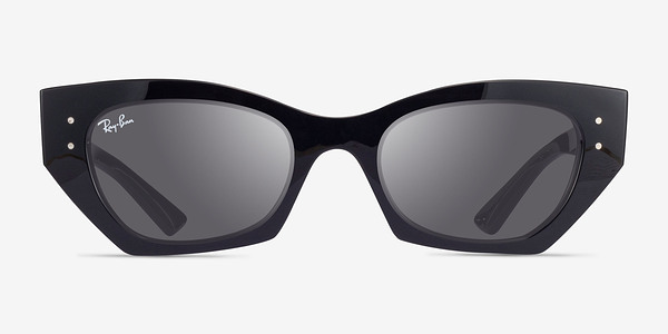 Ray-Ban RB4430 Zena Shiny Black Plastique Soleil de Lunette de vue