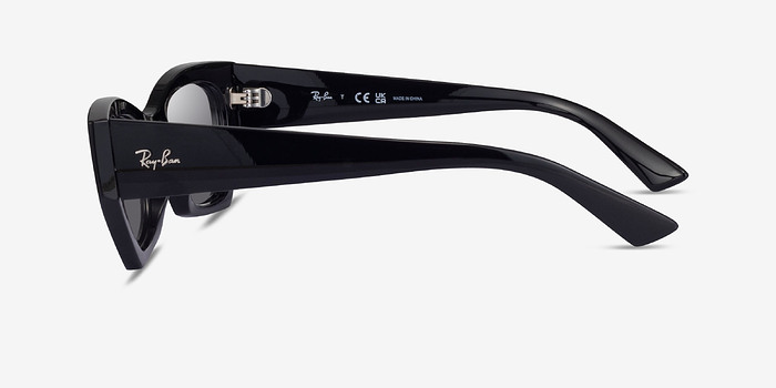 Ray-Ban RB4430 Zena Shiny Black Plastique Soleil de Lunette de vue d'EyeBuyDirect