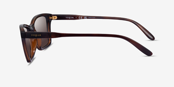 Vogue Eyewear VO5551S Brown Tortoise Plastique Soleil de Lunette de vue d'EyeBuyDirect