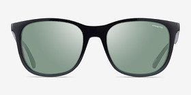 ARNETTE Woland Black Clear Green Plastique Soleil de Lunette de vue d'EyeBuyDirect, Vue de Face