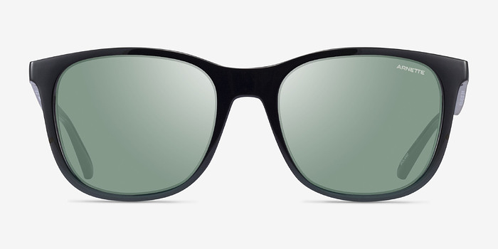 ARNETTE Woland Black Clear Green Plastique Soleil de Lunette de vue d'EyeBuyDirect