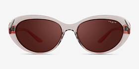 Vogue Eyewear VO5456S Clear Gray Plastique Soleil de Lunette de vue d'EyeBuyDirect, Vue de Face