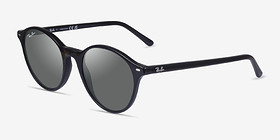 Ray-Ban RB2230 Bernard Noir Acétate Soleil de Lunette de vue d'EyeBuyDirect, Vue d'Angle