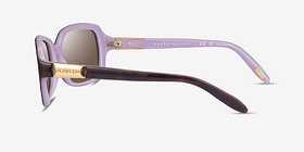 Ralph RA5130 Écailles Acétate Soleil de Lunette de vue d'EyeBuyDirect, Vue de Côté