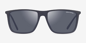 Armani Exchange AX4160S Matter Black Plastique Soleil de Lunette de vue d'EyeBuyDirect, Vue de Face