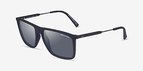 Armani Exchange AX4160S Matter Black Plastique Soleil de Lunette de vue d'EyeBuyDirect, Vue d'Angle