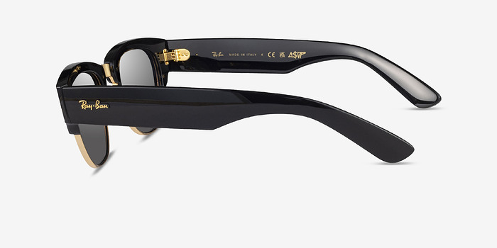 Ray-Ban RB0316S Black Gold Plastique Soleil de Lunette de vue d'EyeBuyDirect