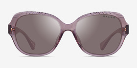 Ralph RA5316U Violet Plastique Soleil de Lunette de vue d'EyeBuyDirect, Vue de Face