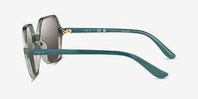 Vogue Eyewear VO5361S Transparent Green Plastique Soleil de Lunette de vue d'EyeBuyDirect, Vue de Côté