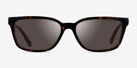 Coach HC8328U C6196 Écaille Noire Acétate Soleil de Lunette de vue d'EyeBuyDirect, Vue de Face