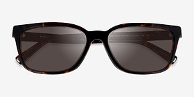 Coach HC8328U C6196 Écaille Noire Acétate Soleil de Lunette de vue d'EyeBuyDirect, Vue Rapprochée