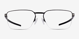 Oakley Sway Bar 0.5 Satin Black Titanium Montures de lunettes de vue d'EyeBuyDirect, Vue de Face