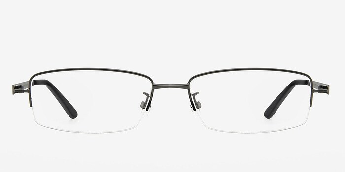 Cassi Gunmetal Métal Montures de lunettes de vue d'EyeBuyDirect