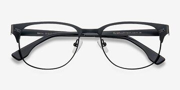 Black Merrion -  Metal Eyeglasses