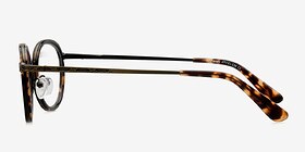 Bourgeois Écailles Métal Montures de lunettes de vue d'EyeBuyDirect, Vue de Côté