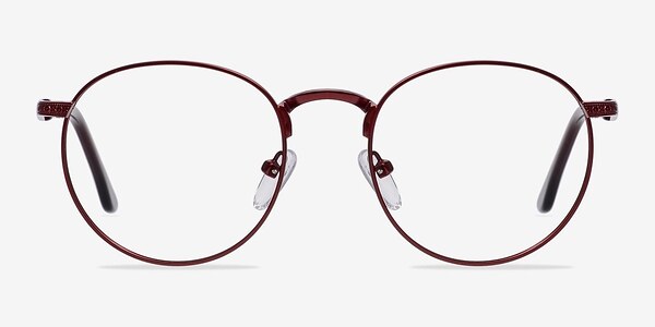 Basquiat Rouge Métal Montures de lunettes de vue