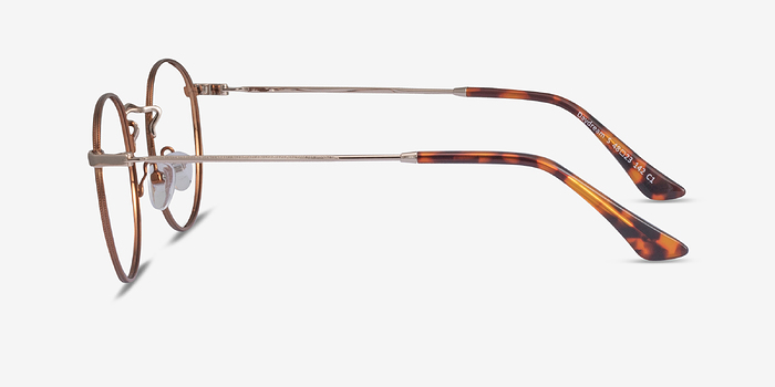 Daydream Brown Golden Métal Montures de lunettes de vue d'EyeBuyDirect