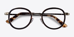 Bourgeois Écailles Métal Montures de lunettes de vue d'EyeBuyDirect, Vue Rapprochée