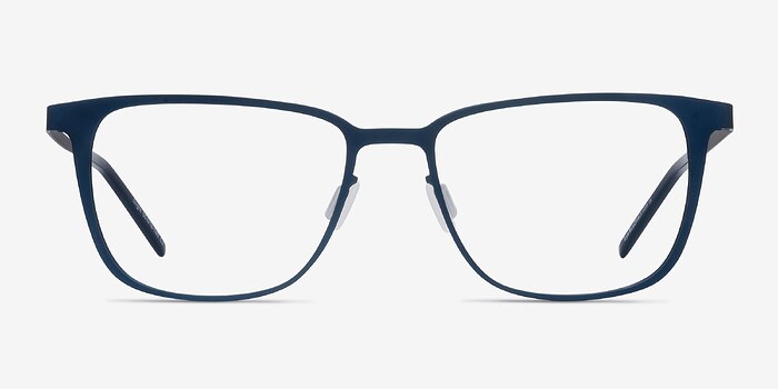 Slight Matte Navy Métal Montures de lunettes de vue d'EyeBuyDirect