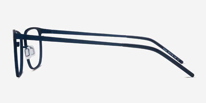 Slight Matte Navy Métal Montures de lunettes de vue d'EyeBuyDirect