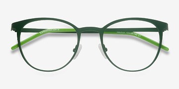 Vert Mat Reunion -  Métal Lunettes de vue