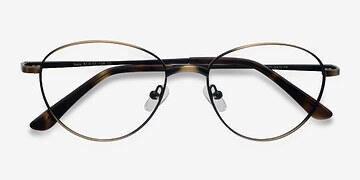 Bronze Nara -  Vintage Métal Lunettes de vue