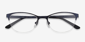 Bleu marine  Melody -  Coloré Métal Lunettes de vue