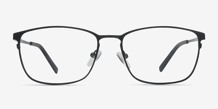 Calm Noir Métal Montures de lunettes de vue d'EyeBuyDirect