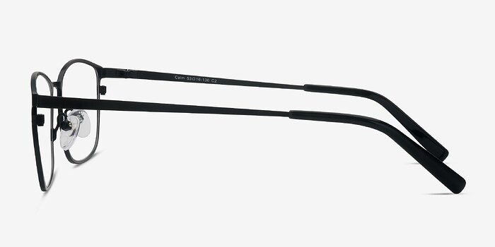 Calm Noir Métal Montures de lunettes de vue d'EyeBuyDirect