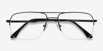Noir Tux -  Métal Lunettes de vue