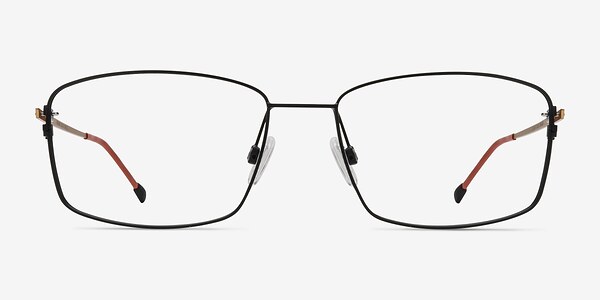 Balance Black Golden Métal Montures de lunettes de vue