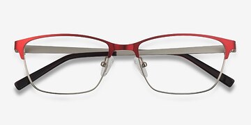 Rouge Cascade -  Coloré Métal Lunettes de vue