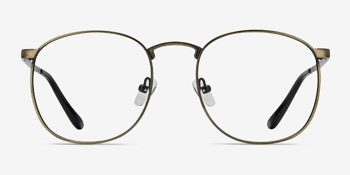 Closer Bronze Métal Montures de lunettes de vue d'EyeBuyDirect