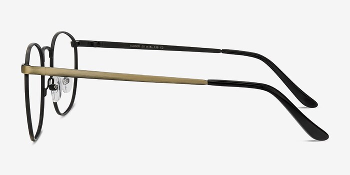 Closer Bronze Métal Montures de lunettes de vue d'EyeBuyDirect