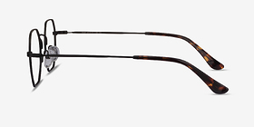 Soar Noir Métal Montures de lunettes de vue d'EyeBuyDirect, Vue de Côté