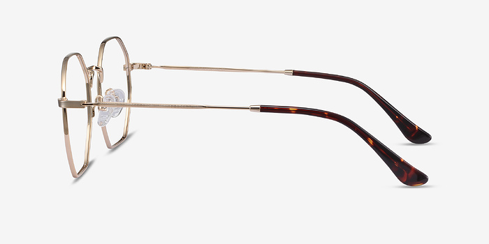 Octave Doré Métal Montures de lunettes de vue d'EyeBuyDirect