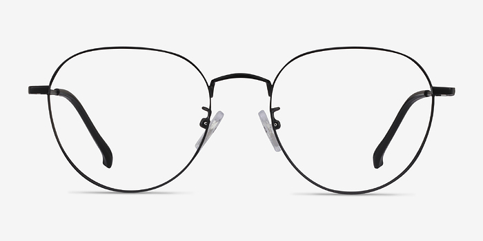 Inspire Noir Métal Montures de lunettes de vue d'EyeBuyDirect