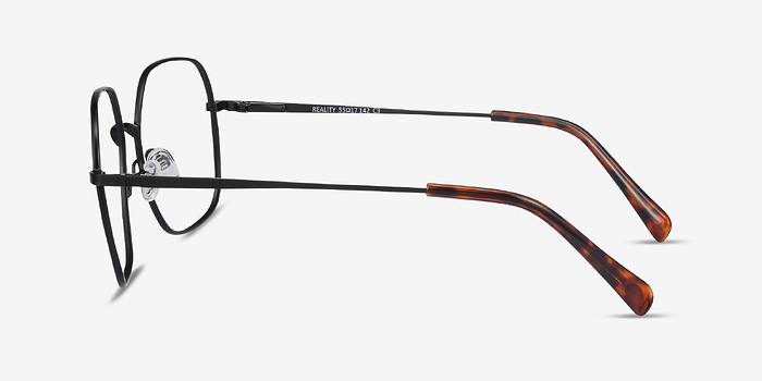 Reality Noir Métal Montures de lunettes de vue d'EyeBuyDirect